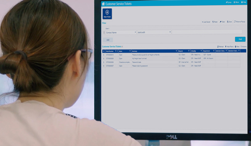 Portail de tickets pour les clients